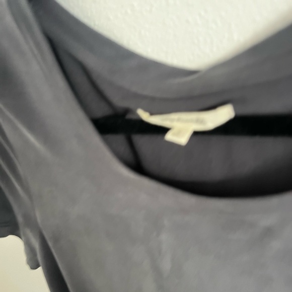 Madewell Gray Tshirt Dress Maxi, size large - Picture 3 of 6